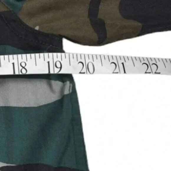 J.Crew Mercantile Camo Utility Shacket Green Brown Size Small - Picture 13 of 16